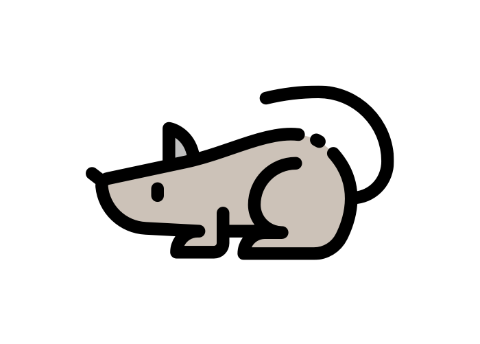 Rat icon symbolizing rodent control services offered by Franklin Pest Solutions